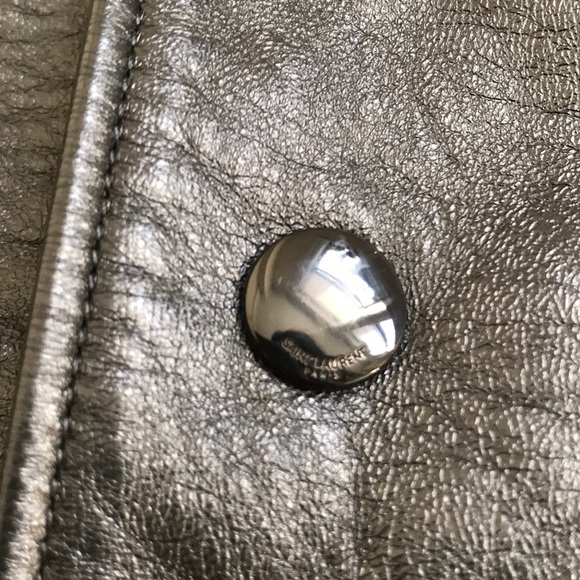 New with tags Saint Laurent lambskin Teddy Jacket - Picture 8 of 8